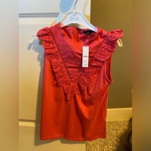 Jcrew flutter sleeve tank